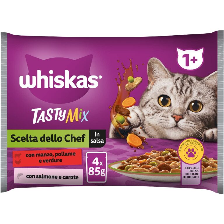 WHISKAS TASTY MIX gr 85x40 Scelta D Chef