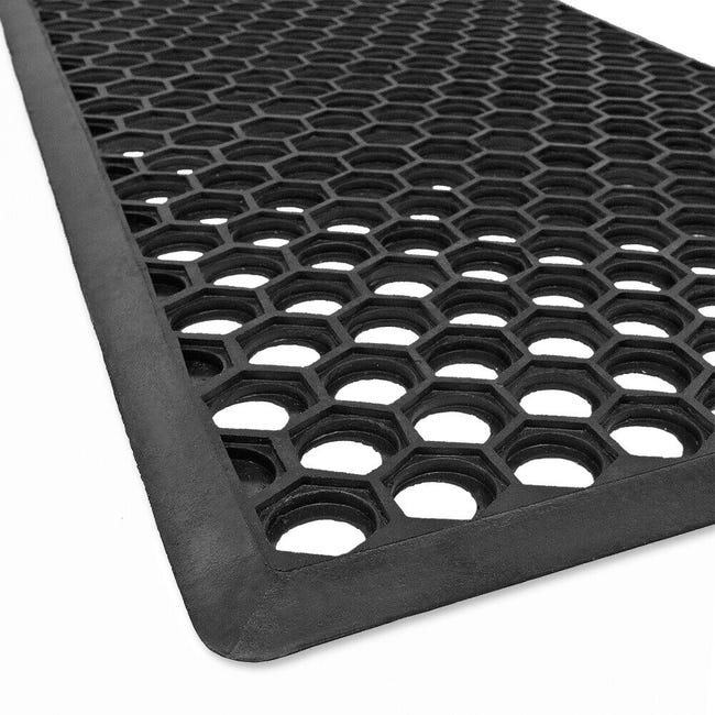 ZERBINO GOMMA TRIS NERO cm 40x70