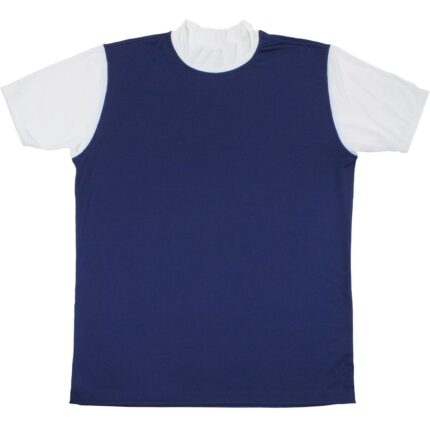 T-SHIRT POLIP BLU-BIANCO TG.S