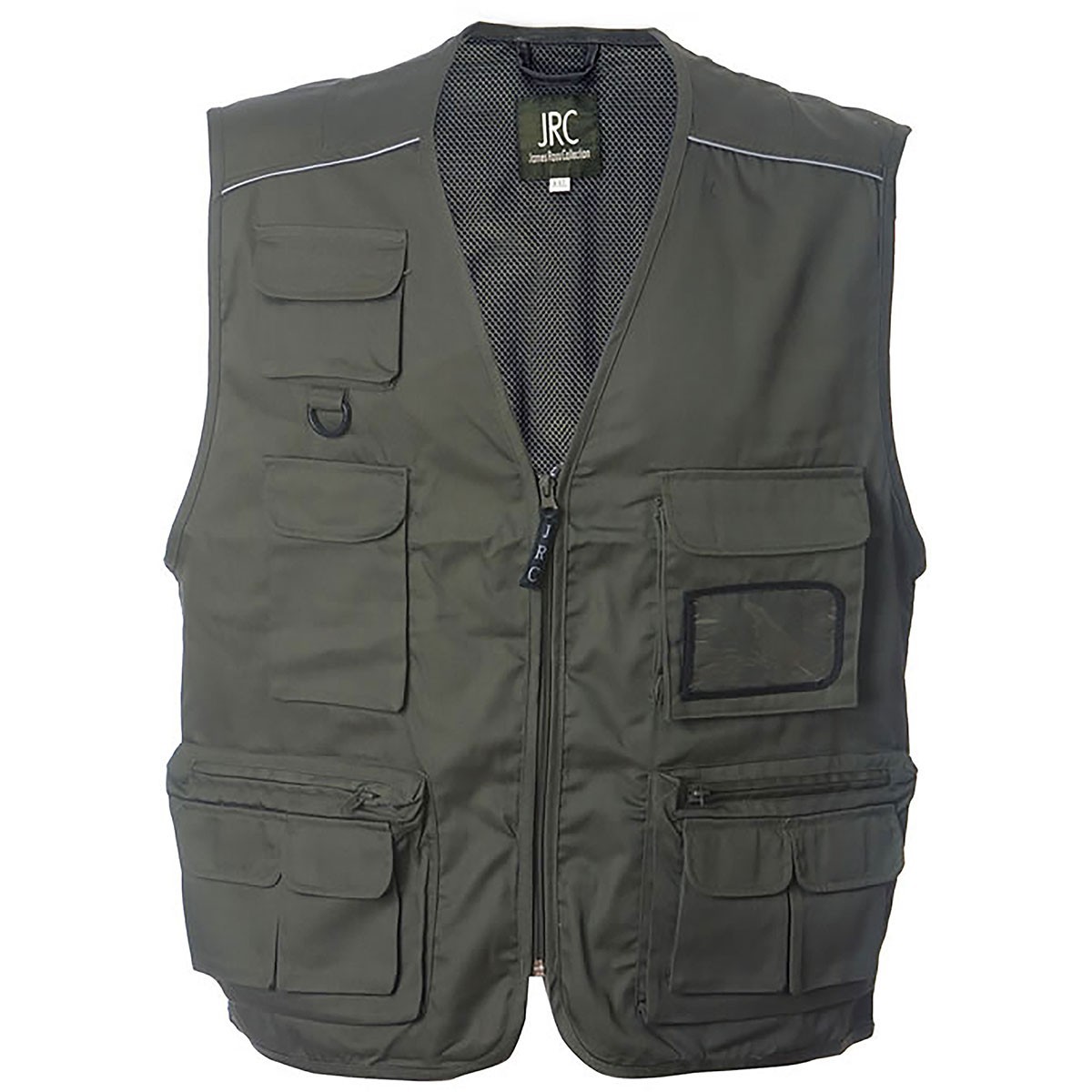 GILET VERDE MULTITASCHE TG.M