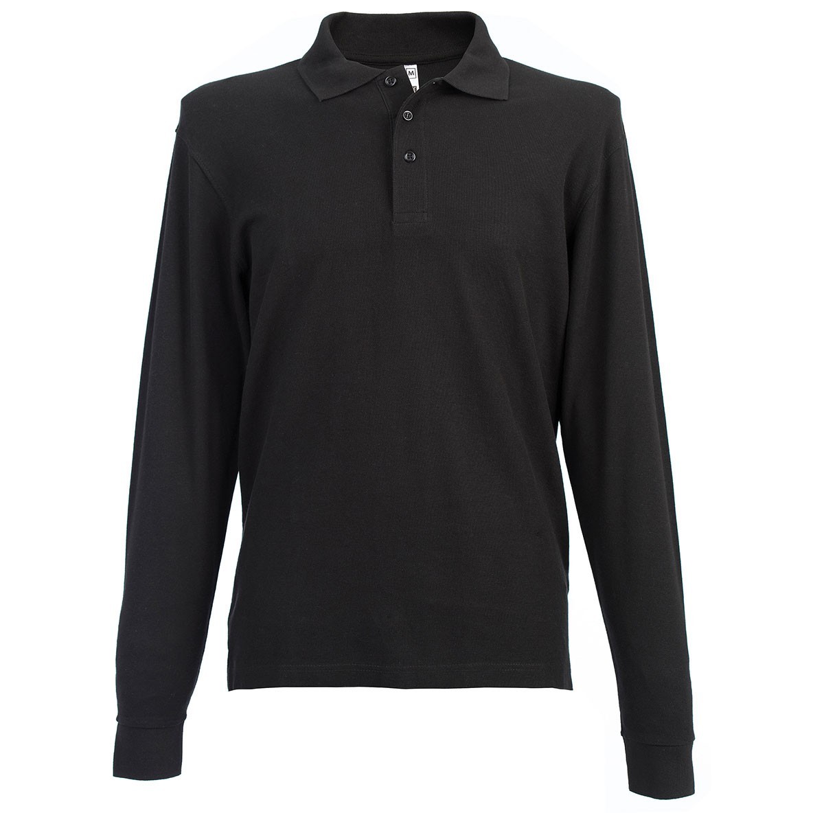 POLO M/L COL.NERO TG.M