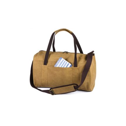 BORSA CANVAS KAKI CM 46X29X24