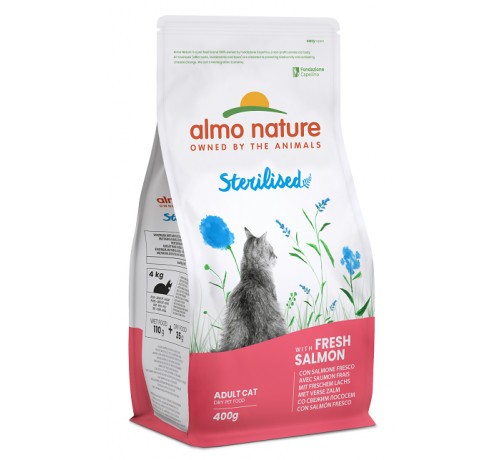 ALMO N. STERILISED CAT gr 400 Salmone