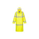 IMPERMEABILE LUNGO GIALLO TAGLIA 3XL