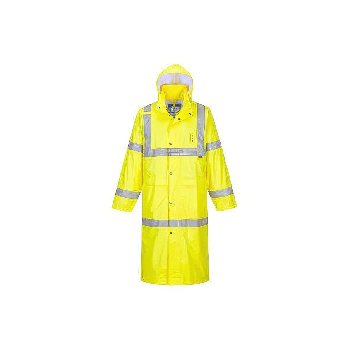IMPERMEABILE LUNGO GIALLO TAGLIA 3XL